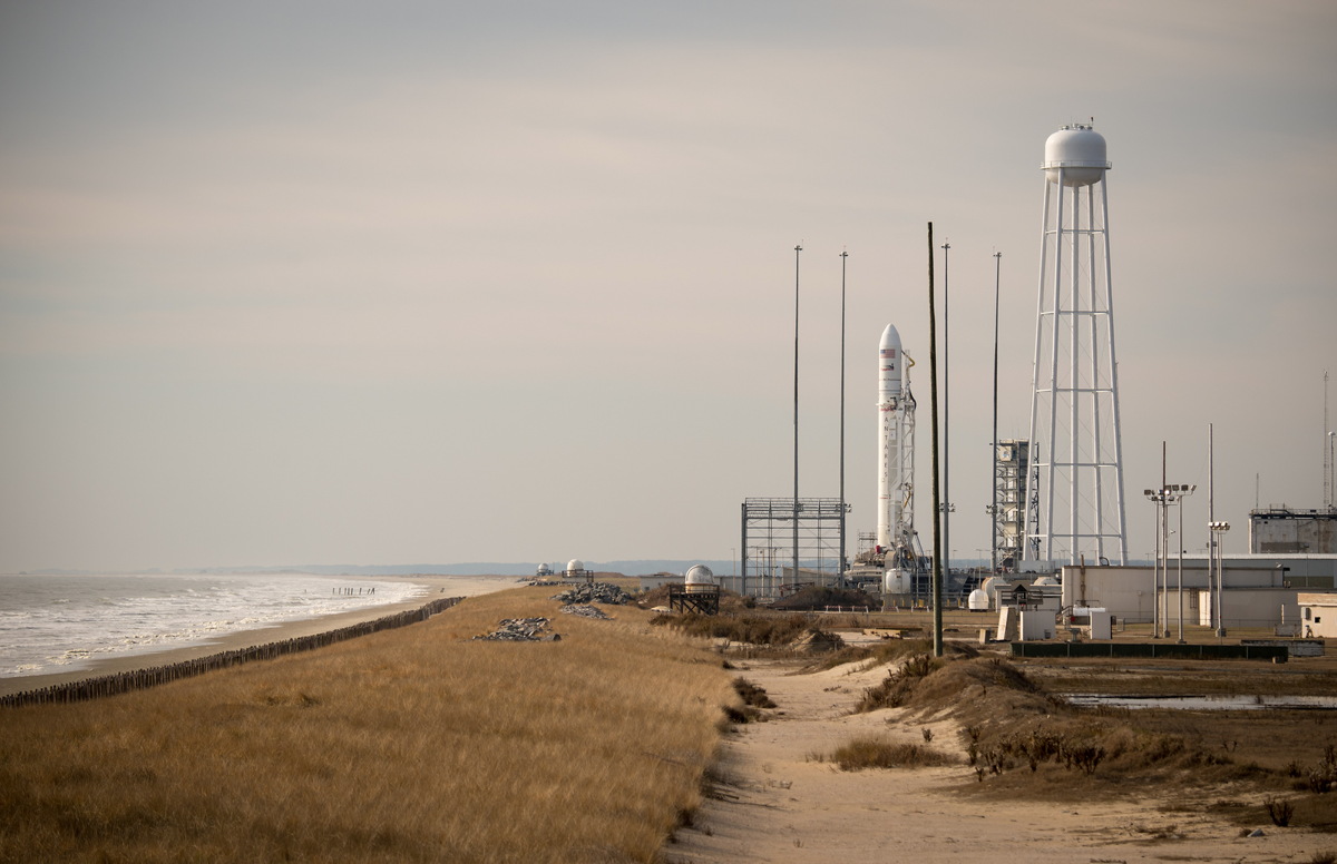 Antares Rocket Preparation