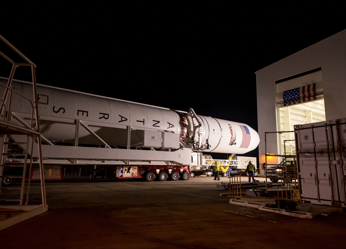 Antares Rocket Rollout