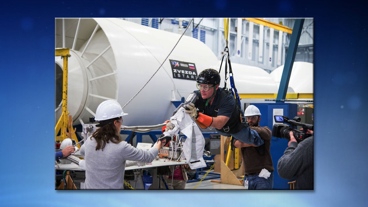 Partial Gravity Simulator Used for Spacewalk Preparation #2