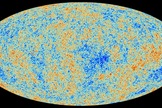 A 2013 map of the background radiation left over from the Big Bang, taken by the ESA's Planck spacecraft, captured the oldest light in the universe. This information helps astronomers determine the age of the universe.
