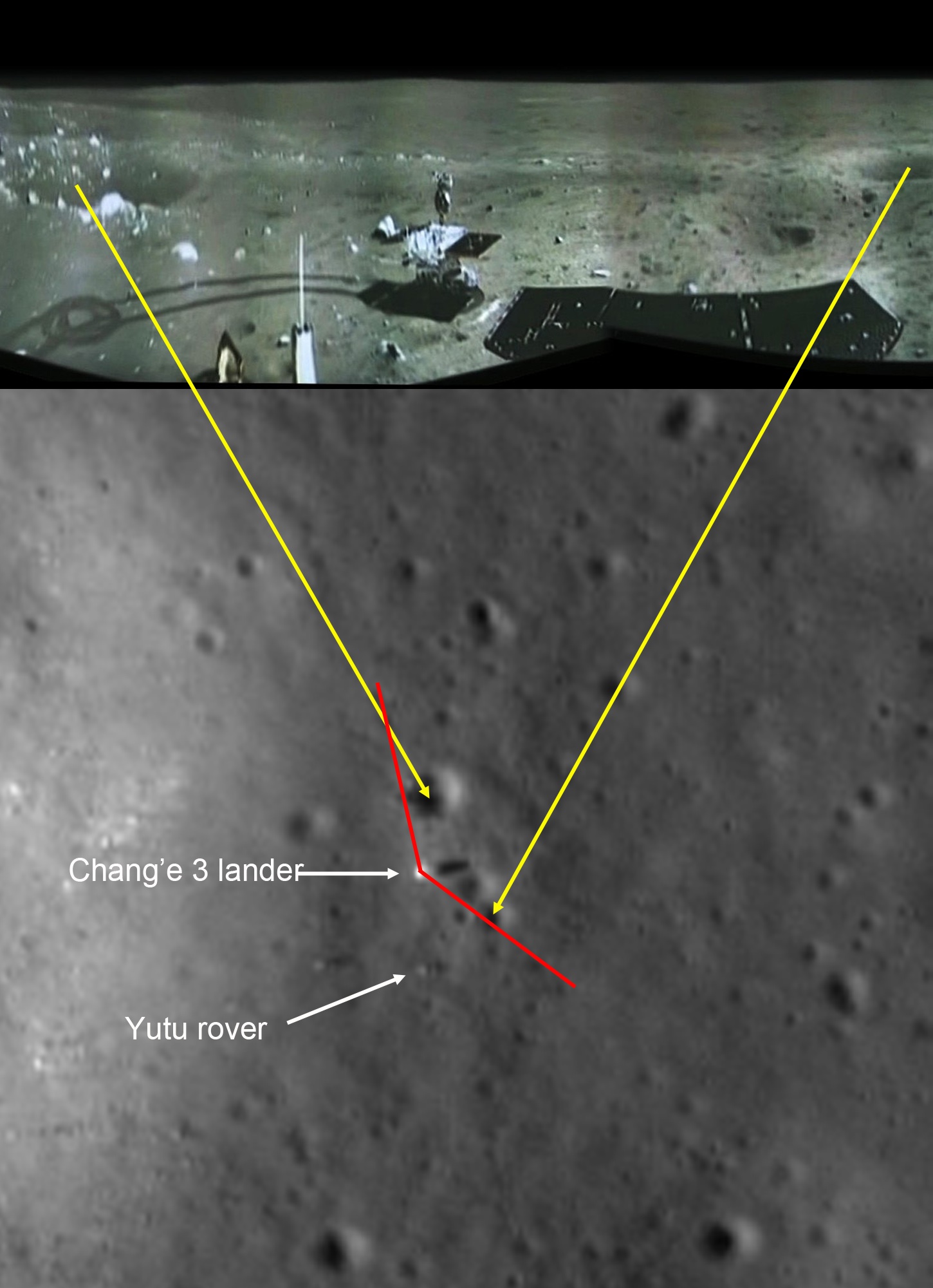 Chang'e 3 Lander Panorama