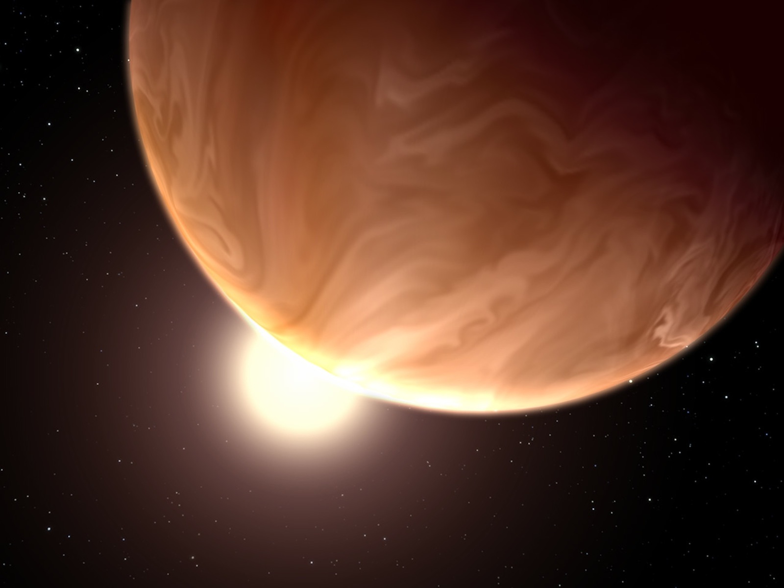 Exoplanet GJ 1214b Illustration