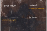 This map shows the landing site of China's Chang'e 3 moon lander.