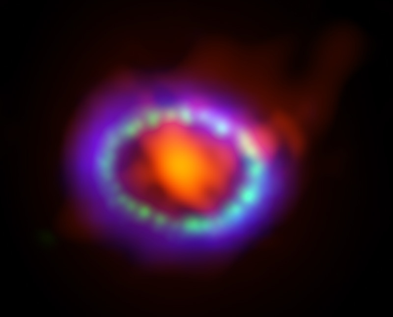 Composite Image of Supernova 1987A