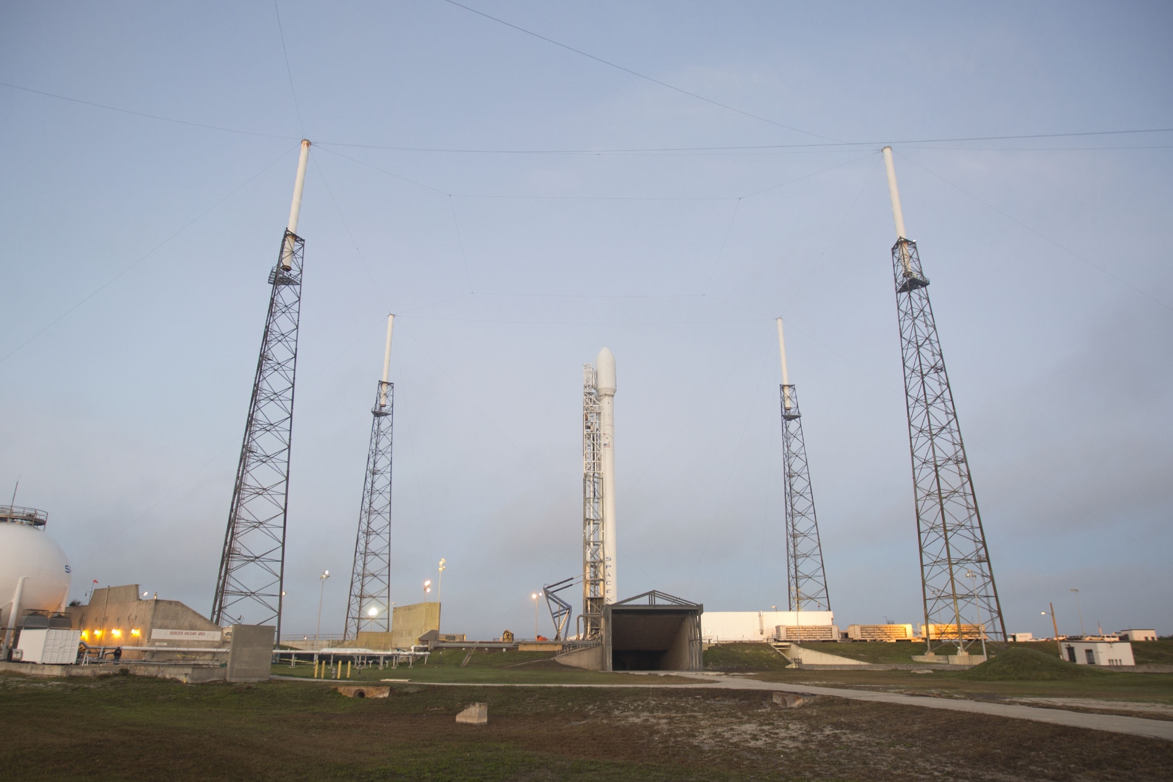 SpaceX Falcon 9 Rocket with Thaicom 6