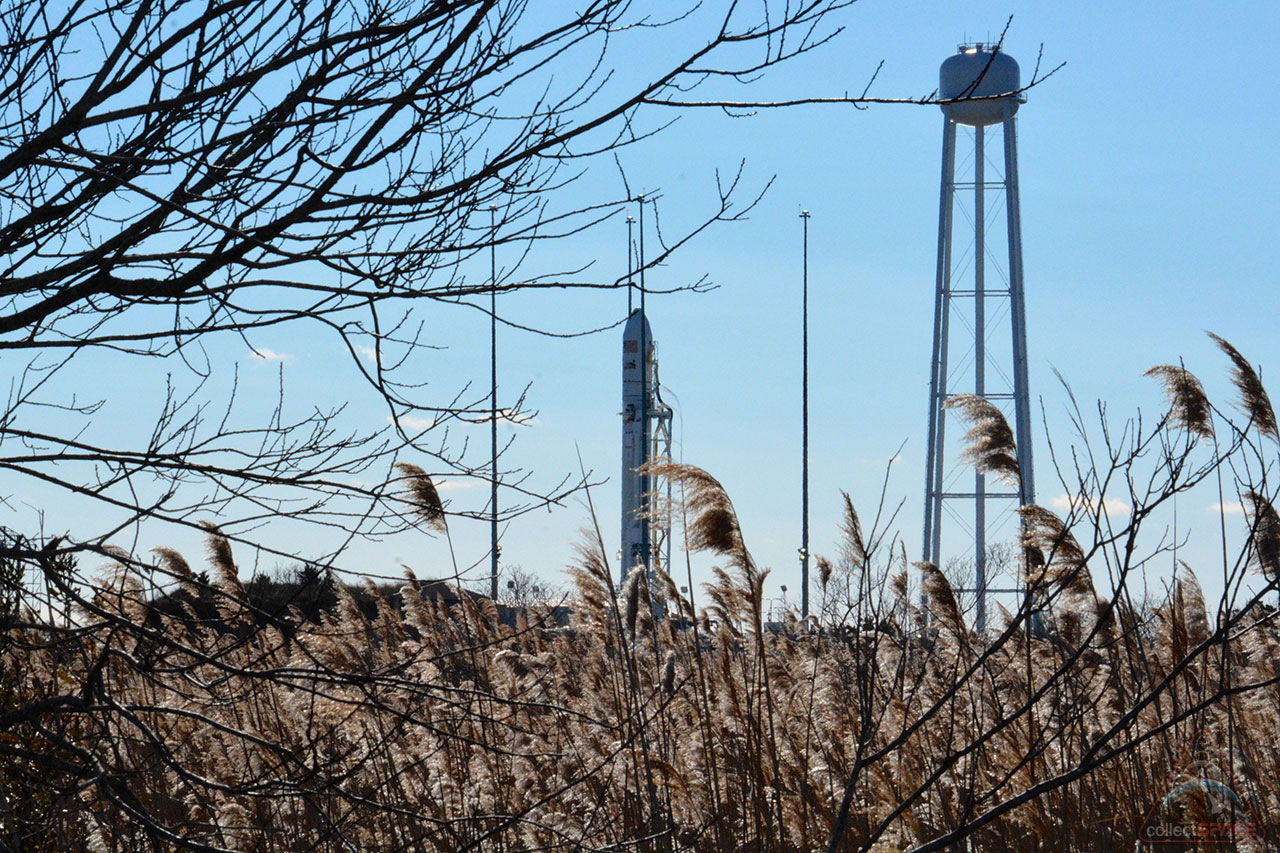 Orbital Sciences' Antares Rocket in Freezing Cold