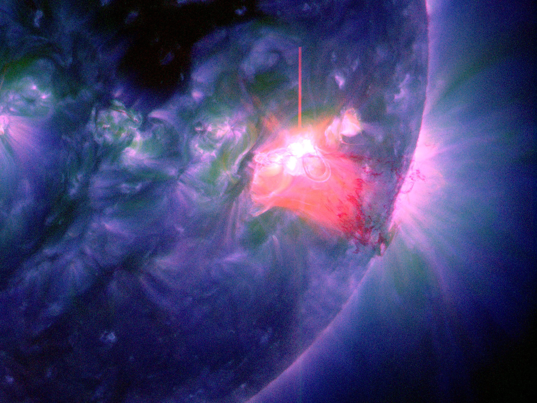 2014 New Year's Day Solar Flare: M9.9