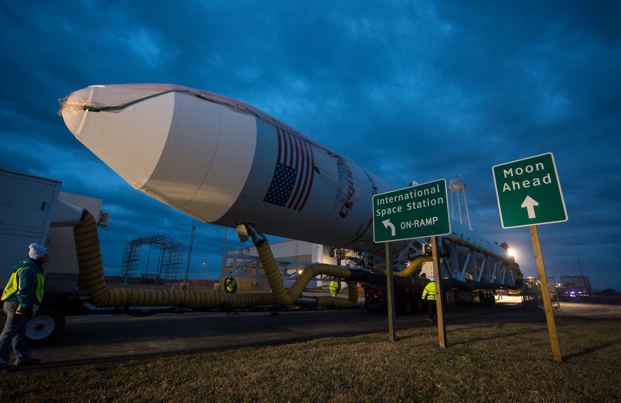 Antares Rocket: Orb-1 Mission Rollout