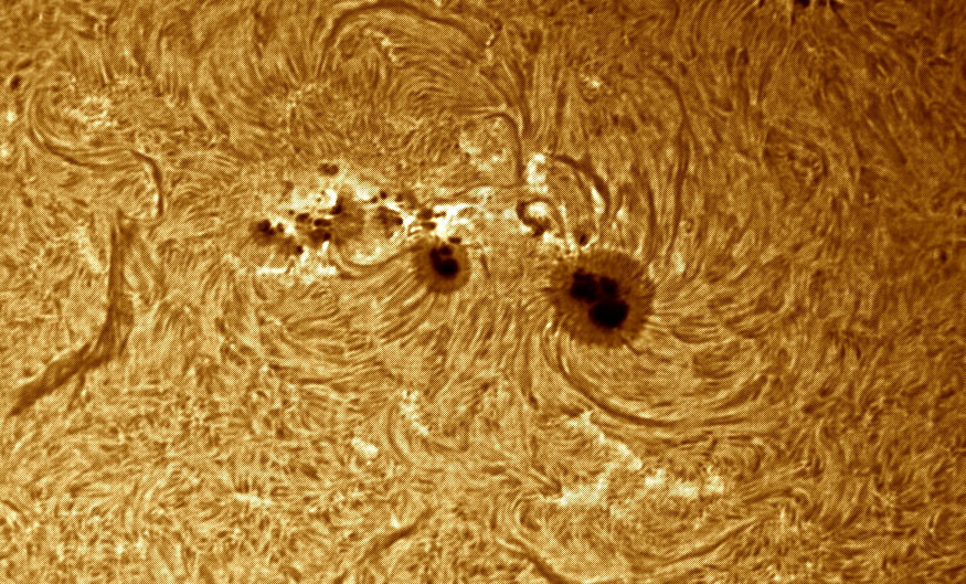 Sunspot AR 1944 Seen in Mississauga, Ontario