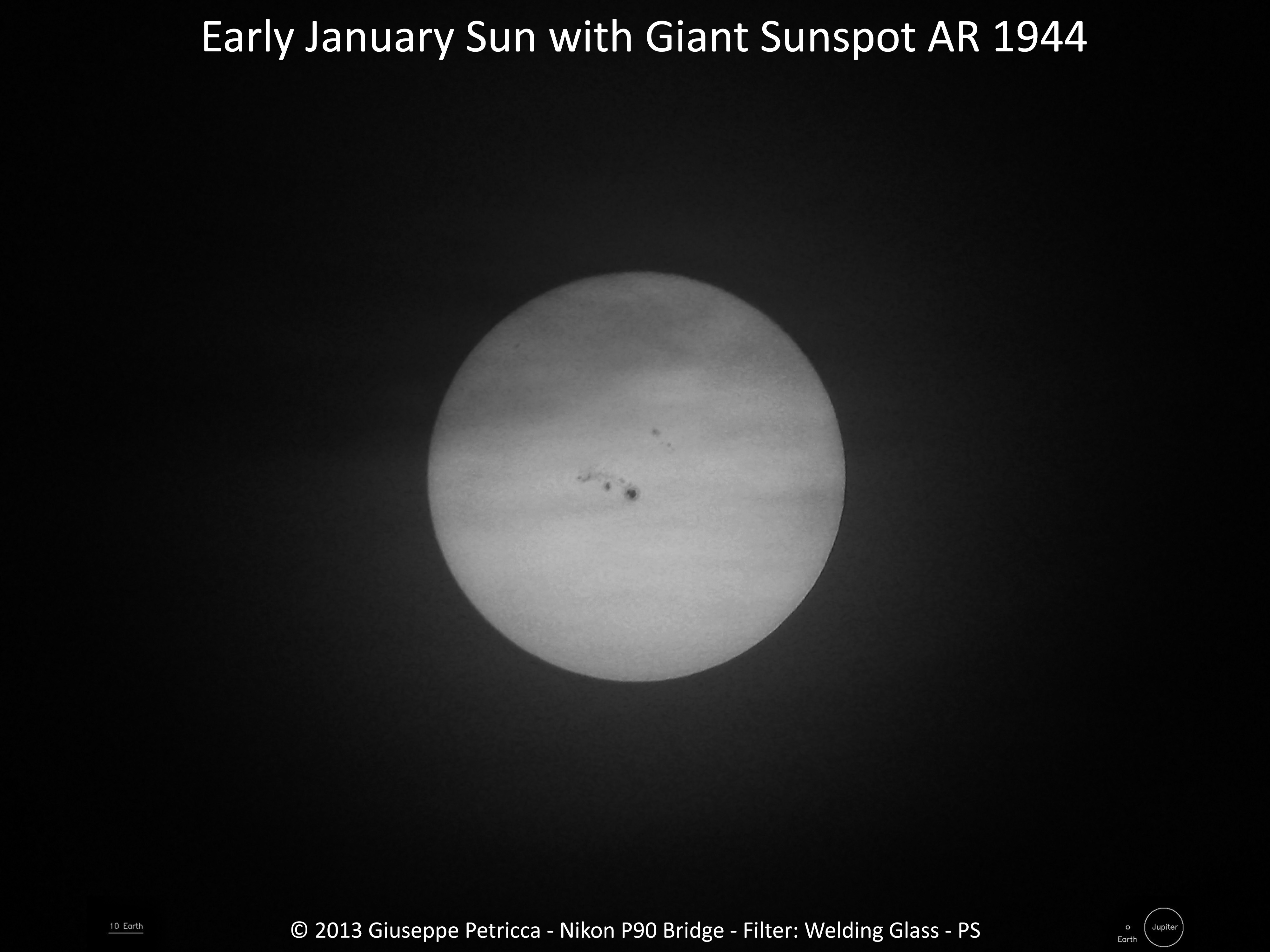 Sunspot AR 1944 by Petricca