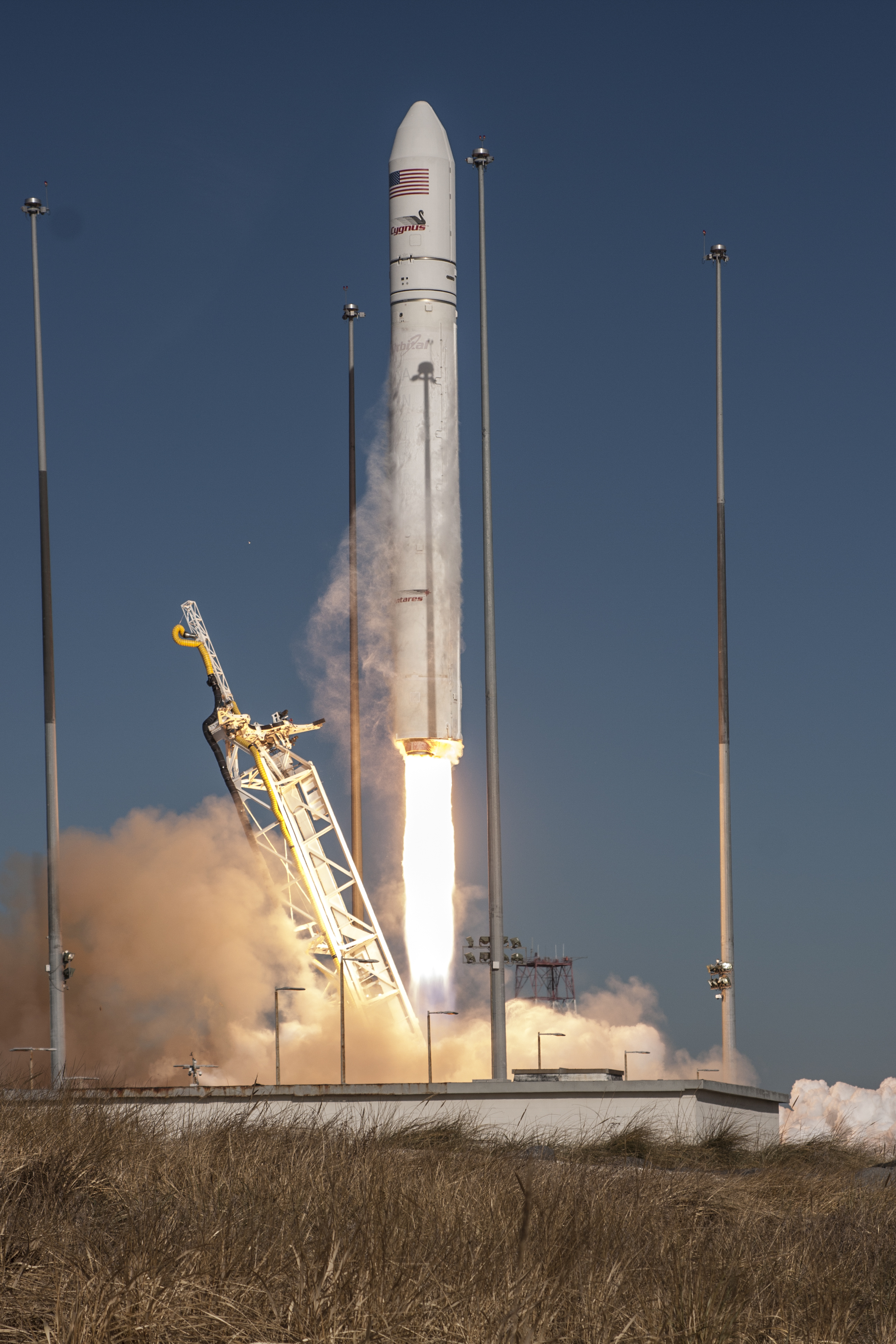 Antares Blasts Off: Jan. 9, 2014