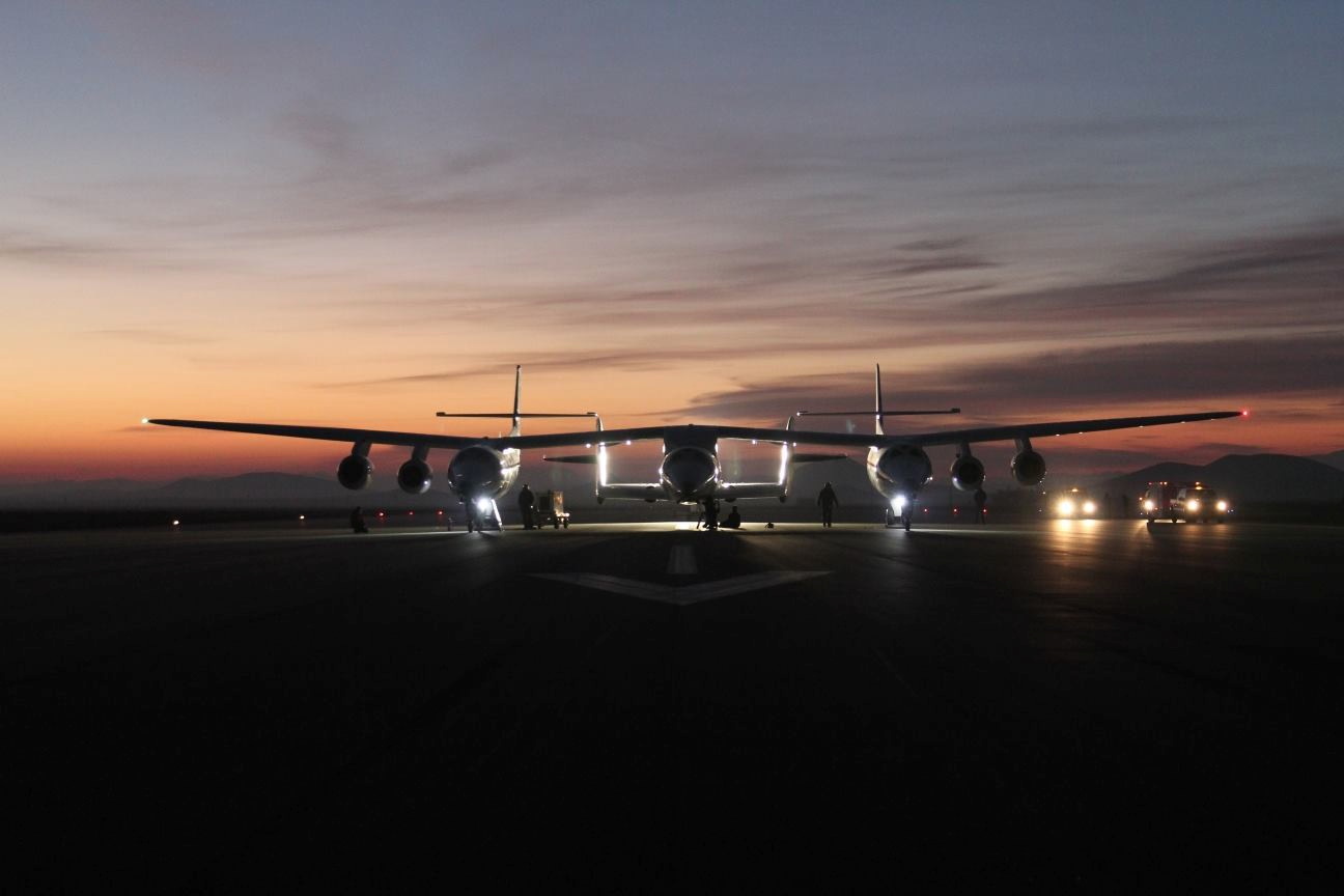 SpaceShipTwo Before Test Flight, Jan. 10, 2014