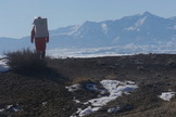 Crew 133 commander Paula Crock during a simulated Marswalk at Utah's Mars Desert Research Station.