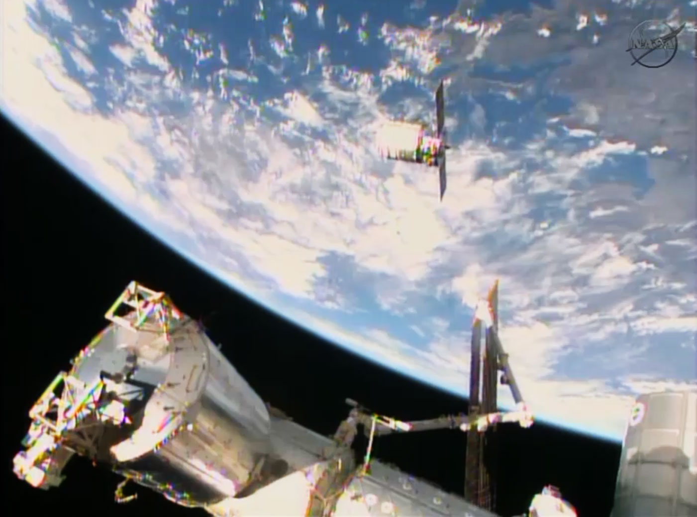 Cygnus Cargo Ship Arrives at Space Station: Orb-1