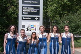 Students from Kings College London, UK, wearing the 'Skinsuit' as subjects for a functional evaluation study. Image released Jan. 10, 2014.