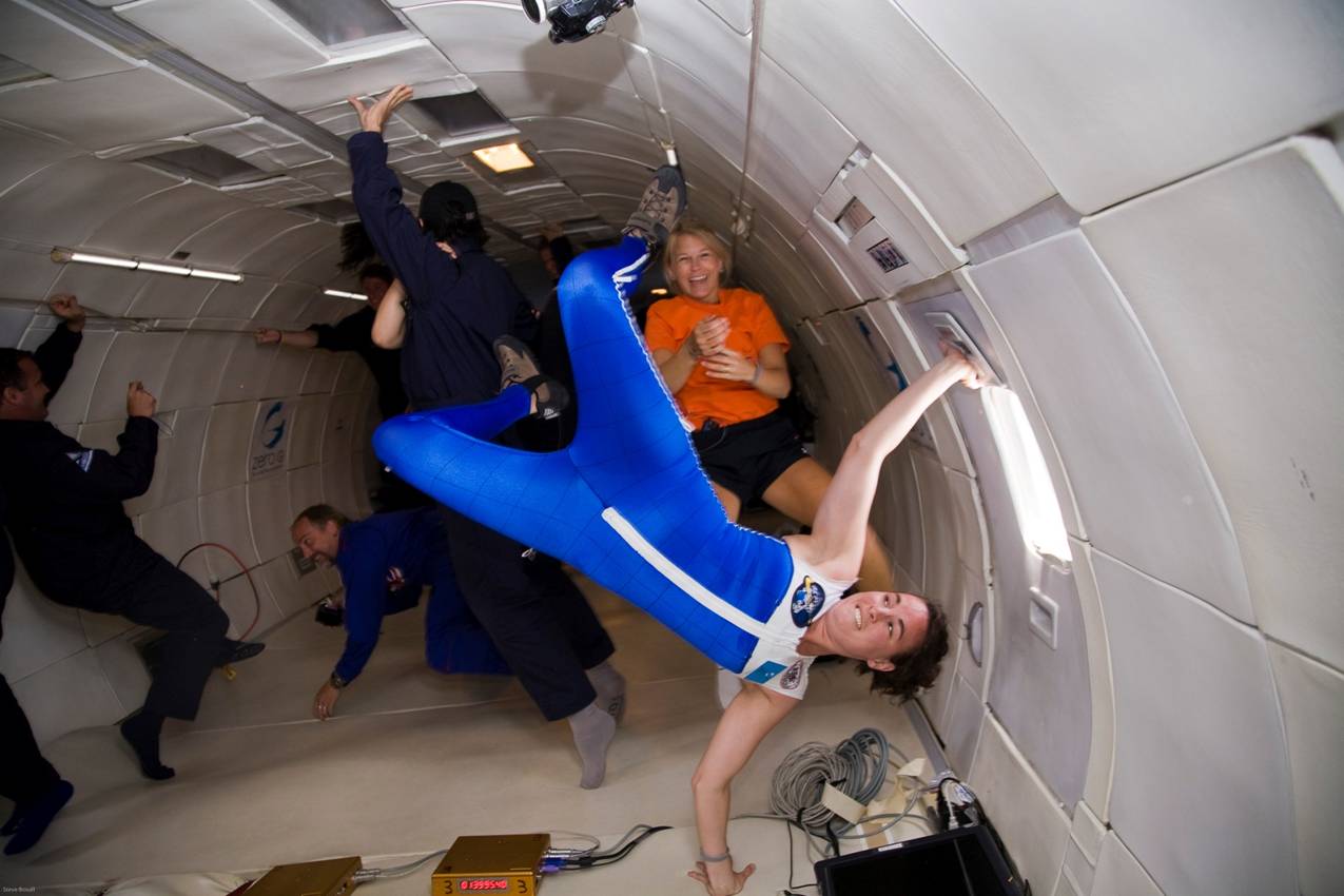 Skinsuit Weightless Test Flight