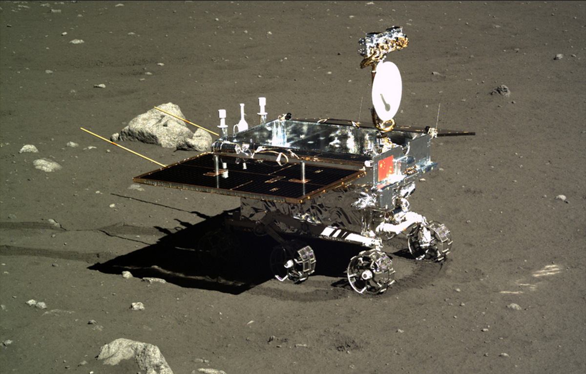Yutu Rover on the Moon