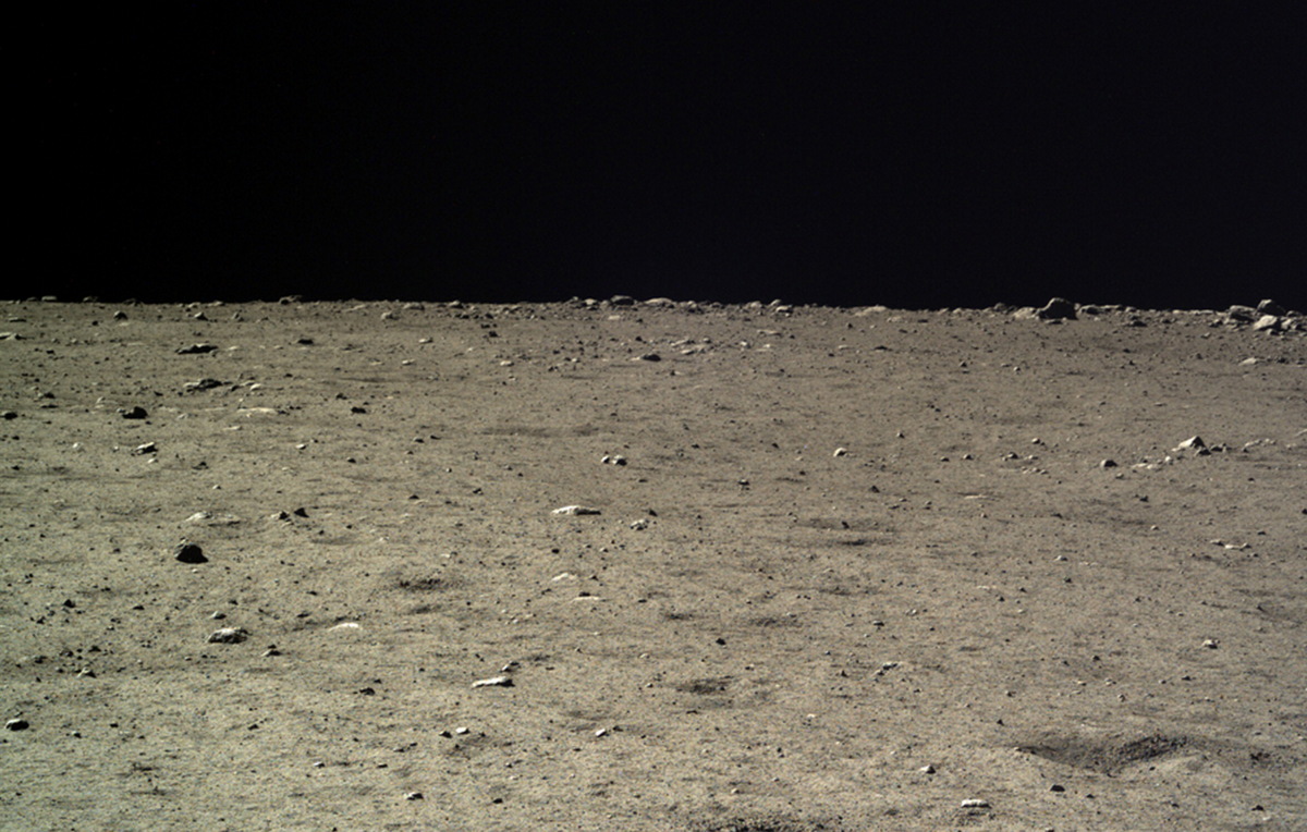 Lunar Surface Seen by Chang'e 3 Lander