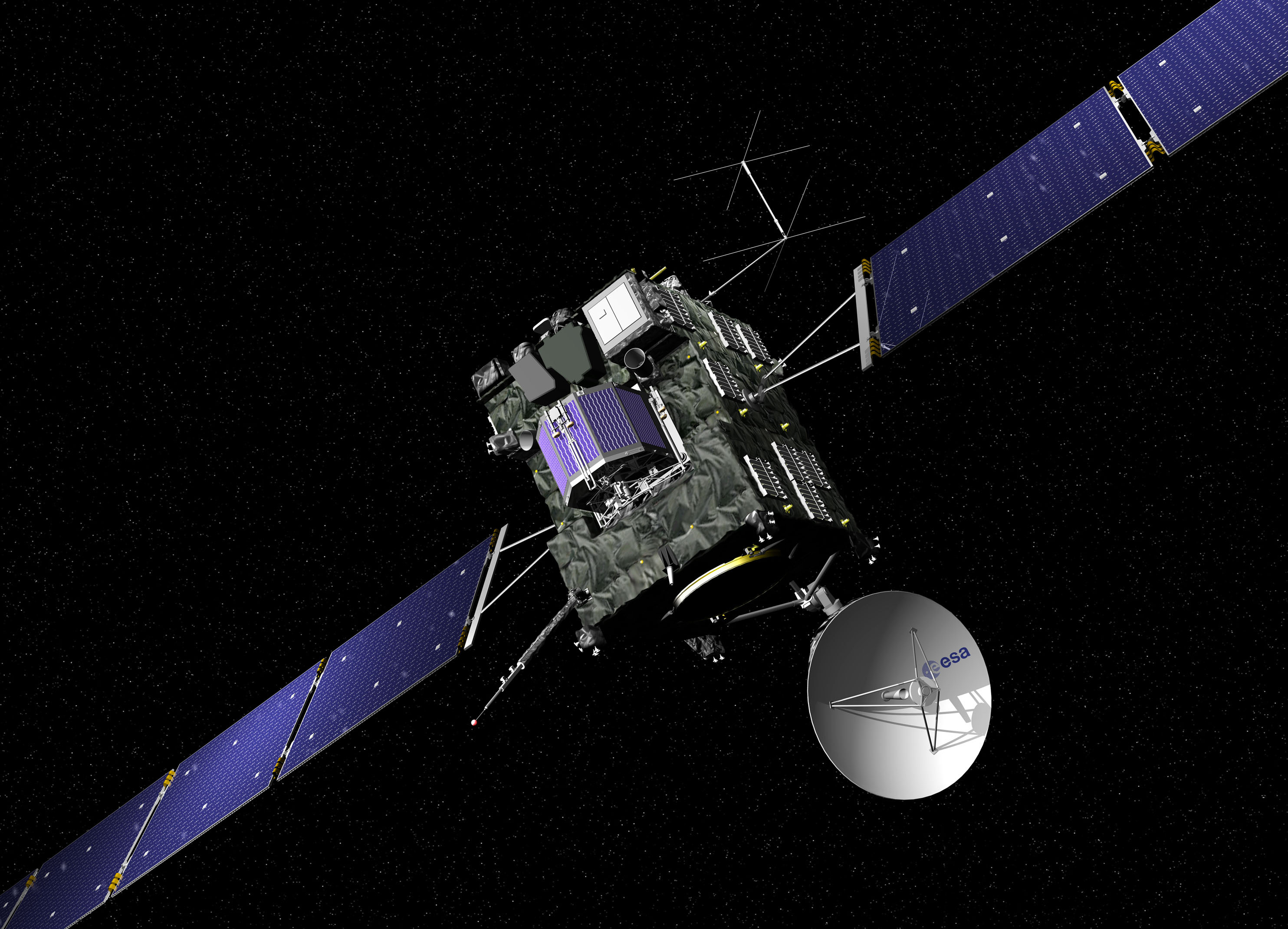Rosetta Comet Spacecraft: Artist's View