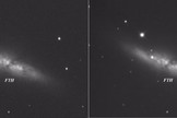 These before and after shots of the Cigar Galaxy (M82) by amateur astronomer Fred Hermann illustrate the dramatic emergence of a new supernova. The image at left was captured on Nov. 28, 2013. The image at right was snapped on Jan. 22, 2014.