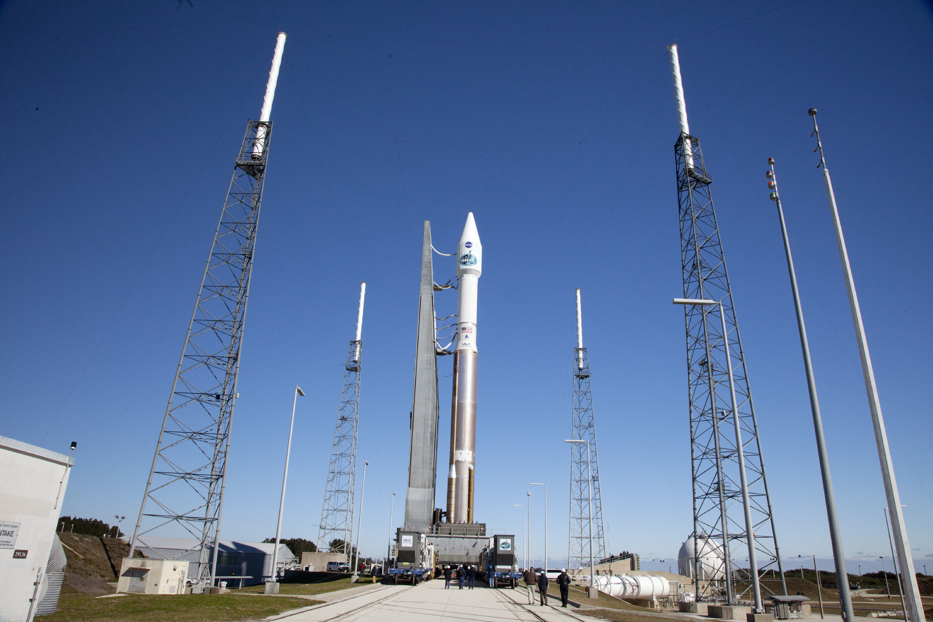 NASA TDRS-L Satellite At the Launch Pad