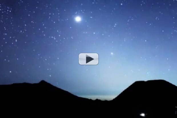 Rare Zodiacal Light + Milky Way Backlight 3 Volcanoes | Timelapse Video