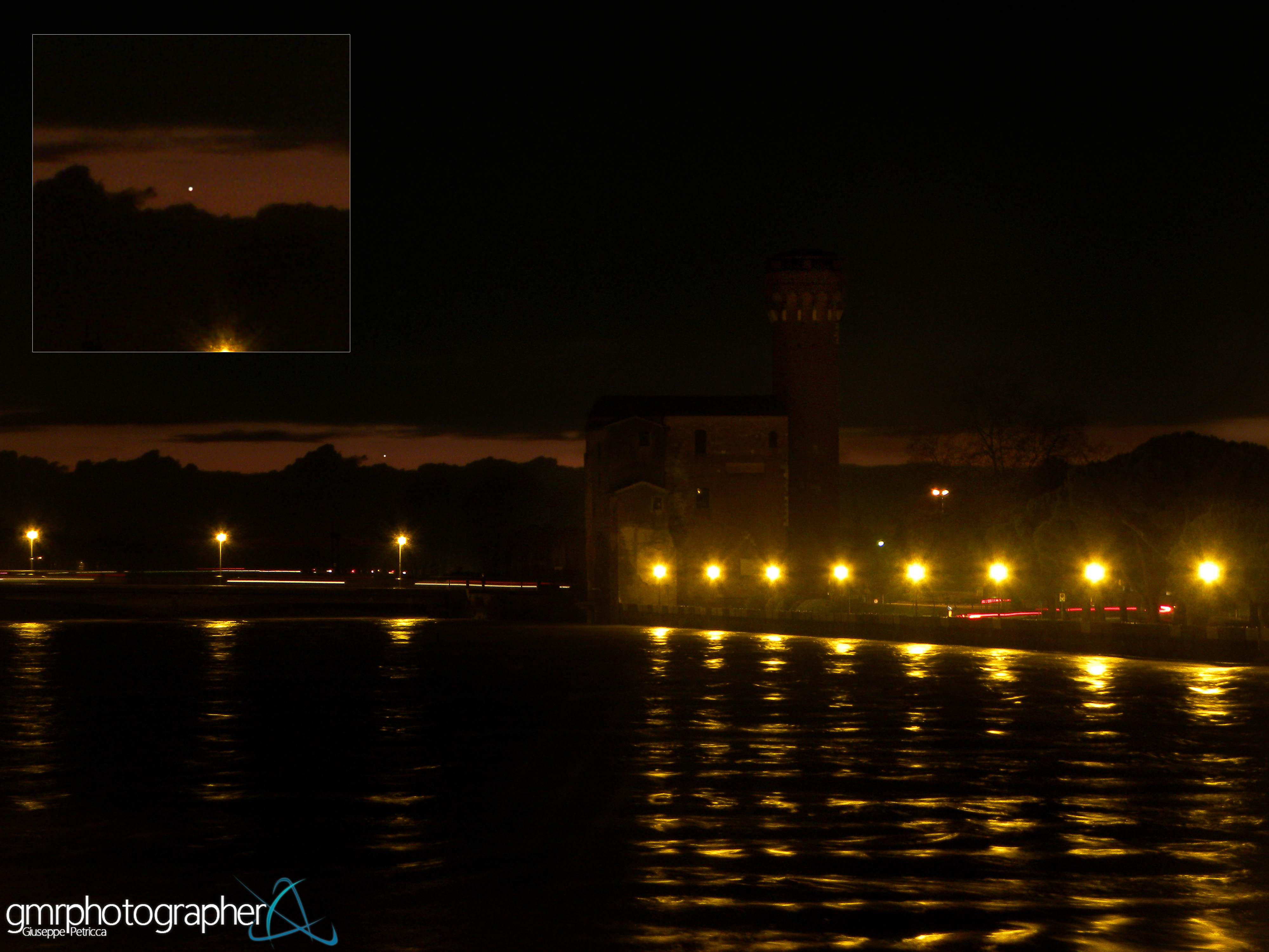 Mercury Shines Over Pisa by Giuseppe Petricca