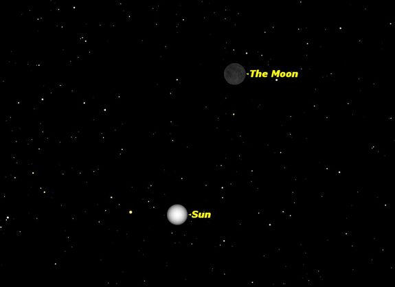 The next new moon will be on Saturday March 1, at 3 a.m. EST.