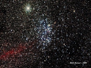 NGC 3532 in the constellation Carina, also known as the Firefly Party Cluster.