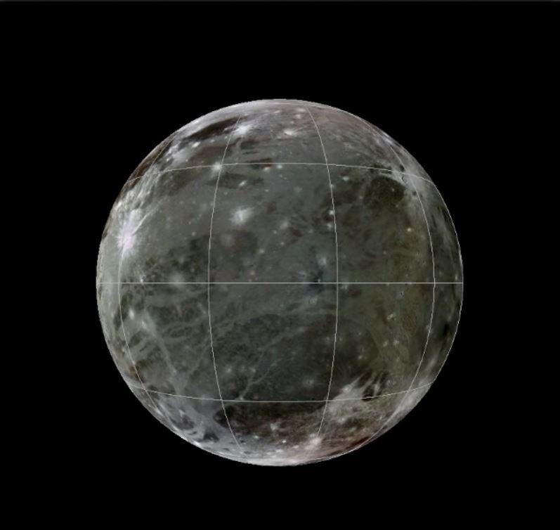 Global Map of Ganymede, Jupiter's Largest Moon
