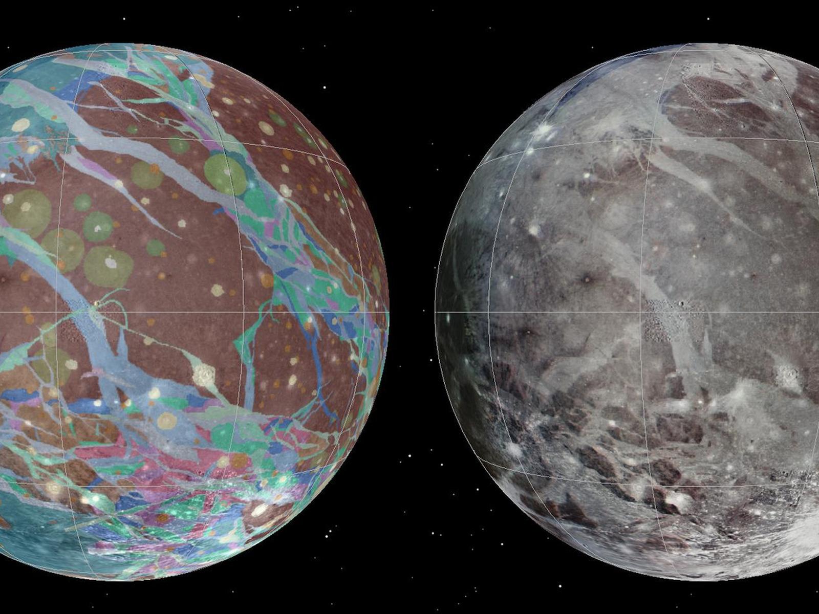 Ganymede Global Geologic Map and Global Image Mosaic