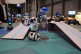 MiP has a huge personality. The robot, which specializes in balancing, is talkative and engaging.