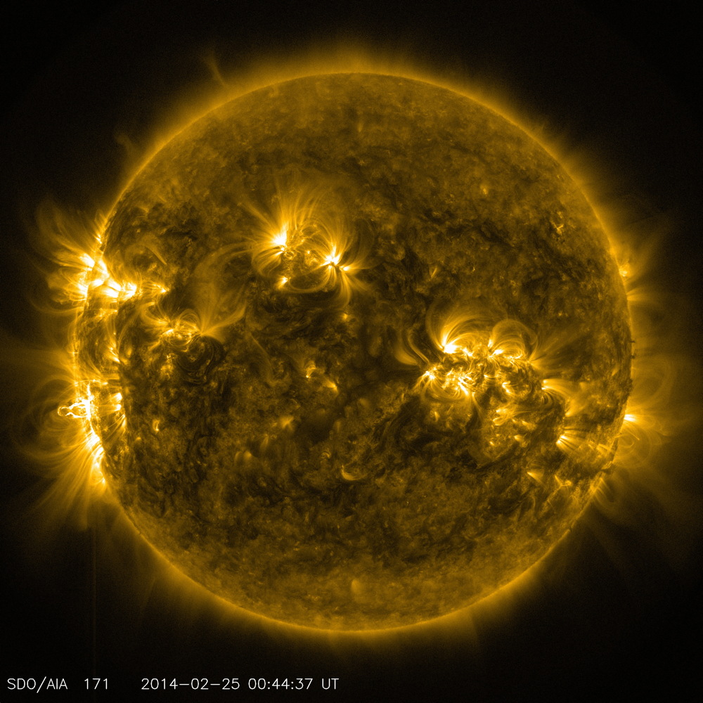 Early Stages of the Feb. 25, 2014 X 4.9 Flare