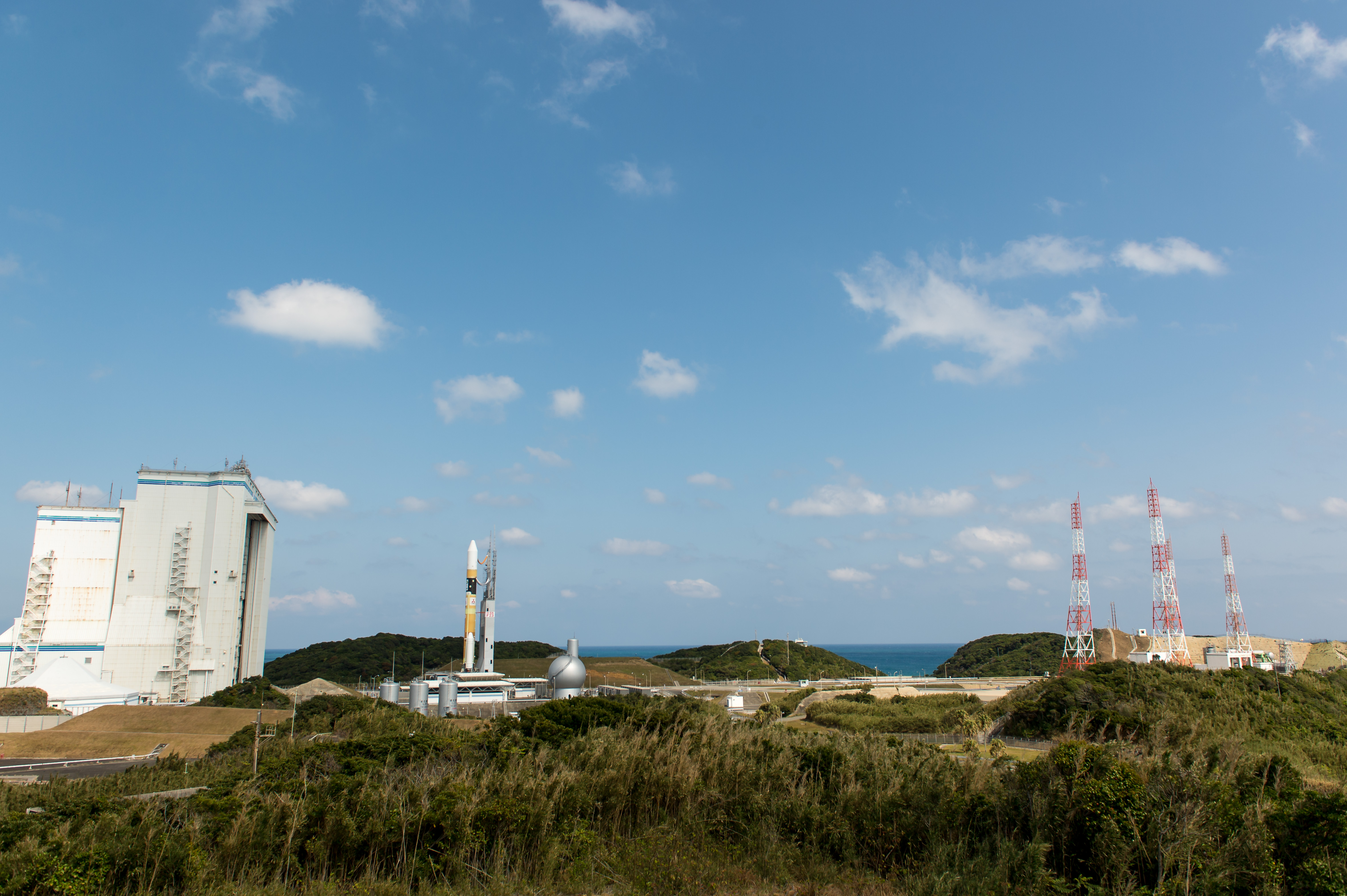 Japanese H-IIA Rocket Rolls Out