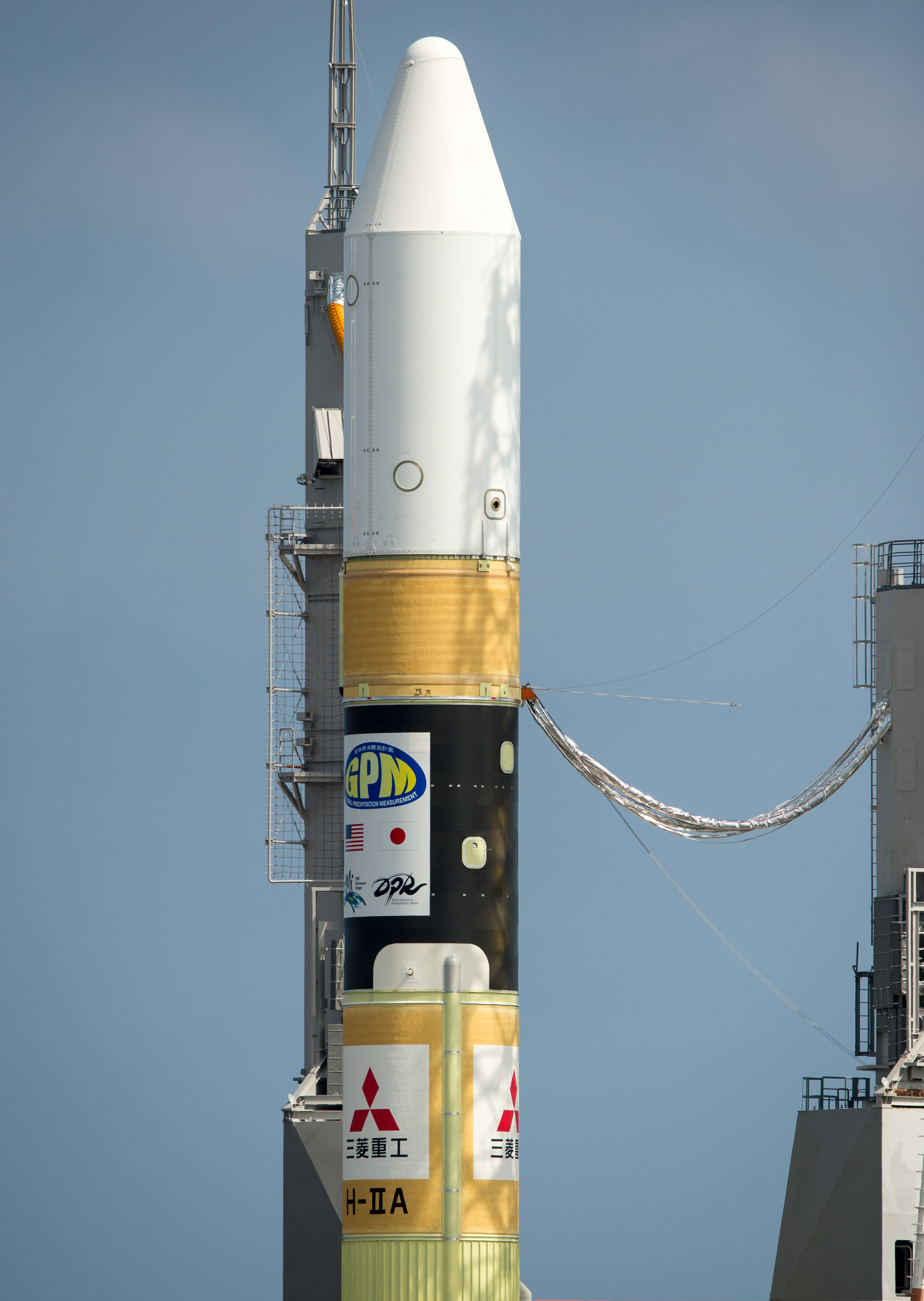 H-IIA Rocket Rolls Out for GPM Mission