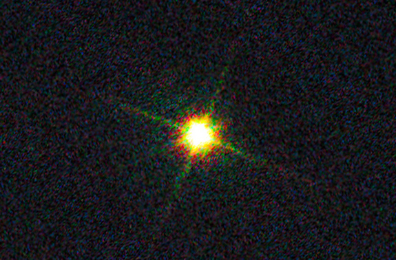 Supernova SN 2014J as observed by Hubble on Jan. 31, 2014.