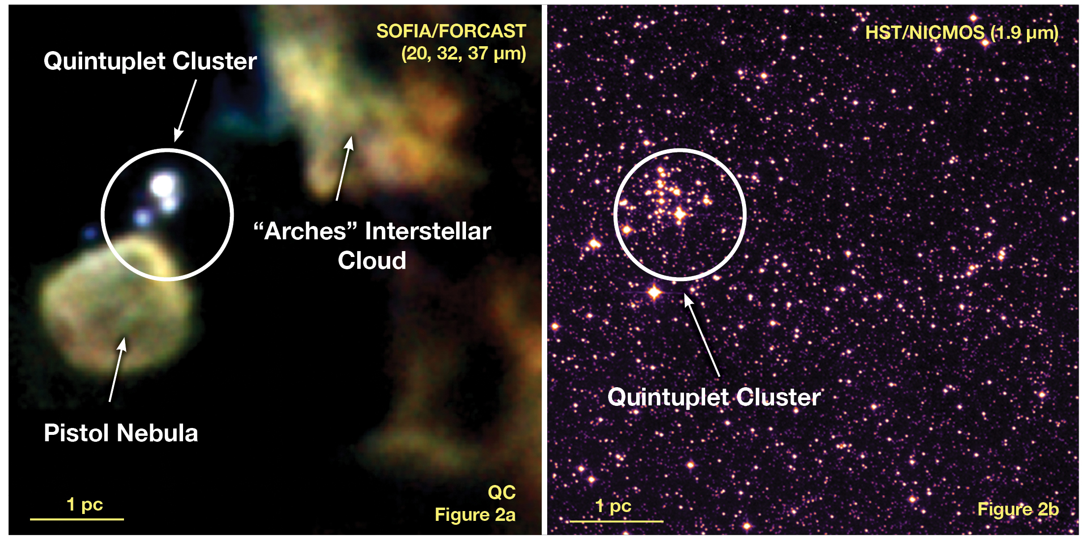 Quintuplet Cluster SOFIA Observation