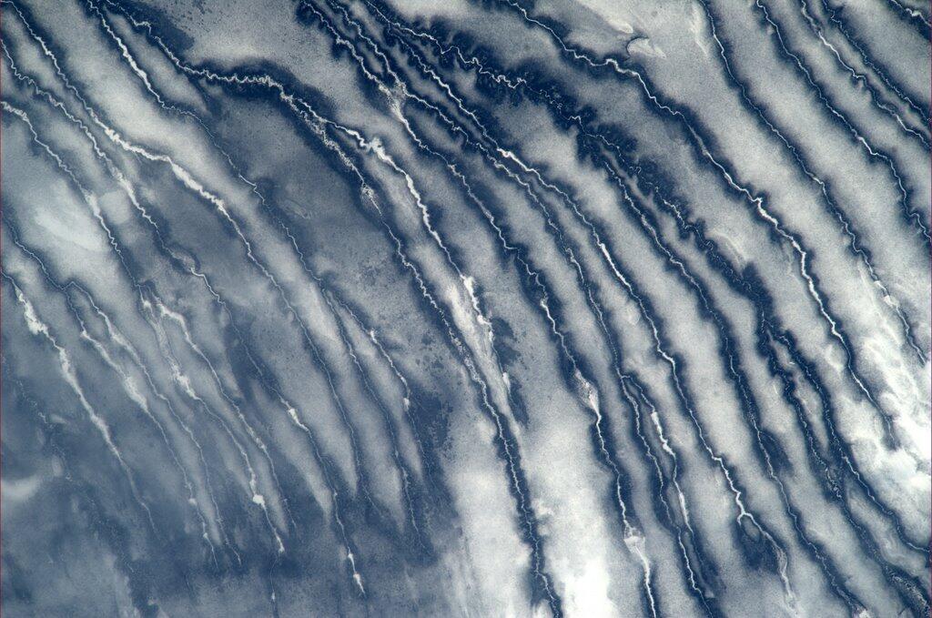 Mike Hopkins: Frozen Rivers South of Hudson Bay