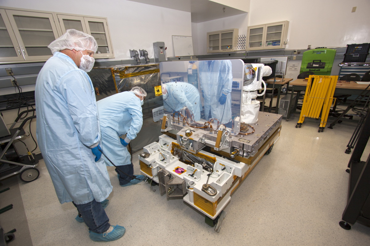 Prepping the OPALS SpaceX-3 Payload