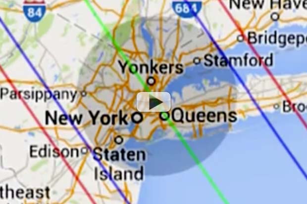 Asteroid Will Block Bright Star - Real-Time Map Tracker | Video
