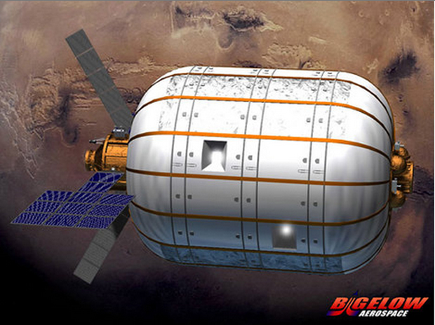 Bigelow Aerospace BA 330 at Mars