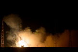 A Russian Soyuz rocket launches a Soyuz TMA-12M capsule carrying NASA astronaut Steve Swanson and cosmonauts Alexander Skvortsov and Oleg Artemyev toward the International Space Station on March 25, 2014 EDT from Baikonur Cosmodrome, Kazakhstan.