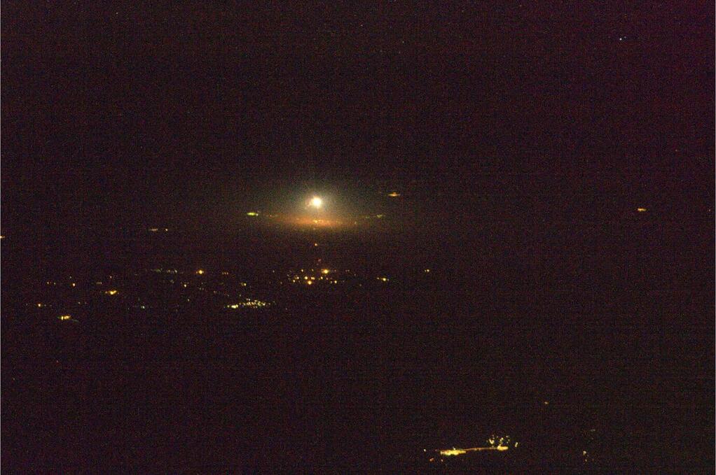 Expedition 39 Soyuz Launch Seen from ISS