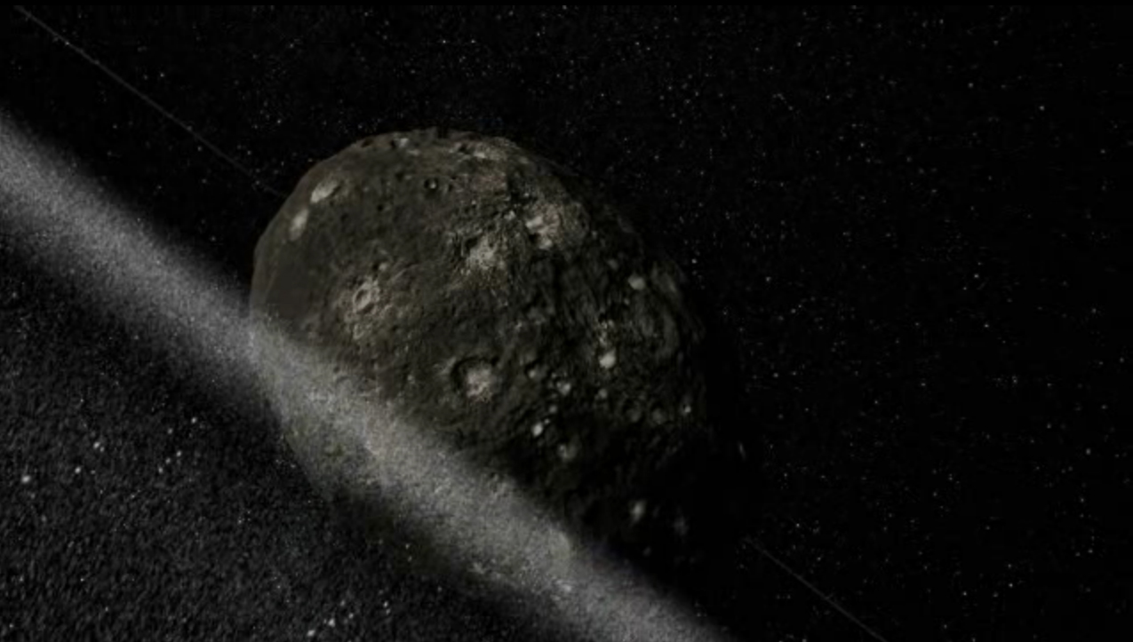 Asteroid Chariklo Has Rings: Artist's View