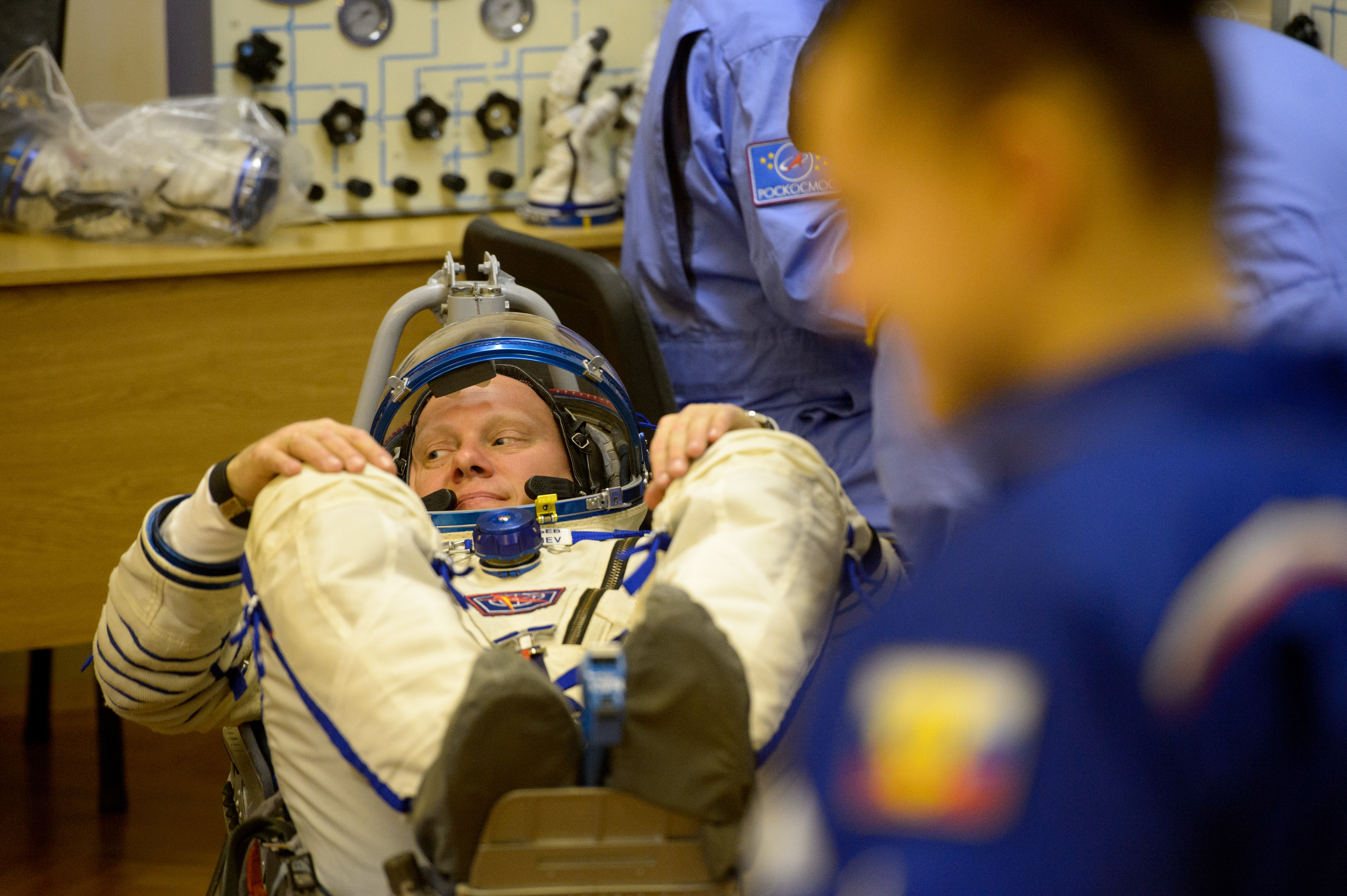 Oleg Artemyev's Sokol Suit Check