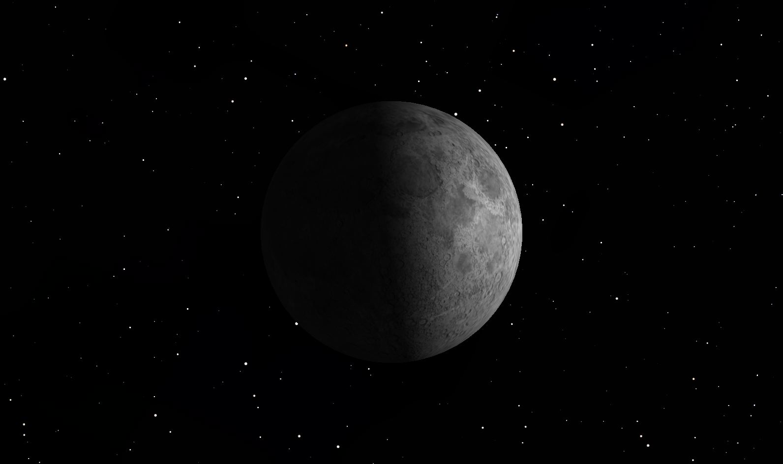 First Quarter Moon, April 2014
