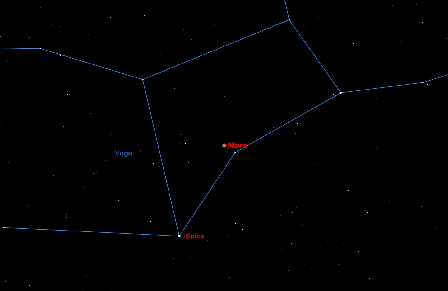 Mars at Opposition, April 2014