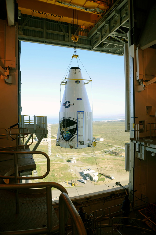 DMSP-19 Satellite Mated to Atlas 5 Rocket