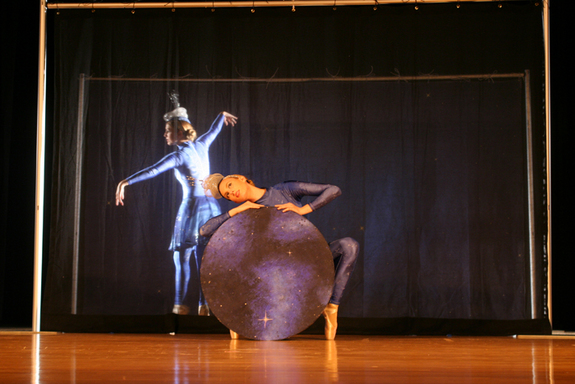 A group photo of the AstroDance team showing the key vocabulary used throughout the show.