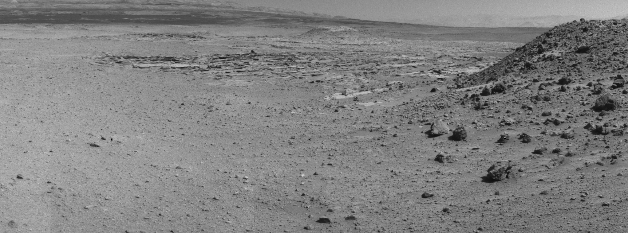 Day Before Curiosity's Final Approach Drive to 'the Kimberley' Waypoint